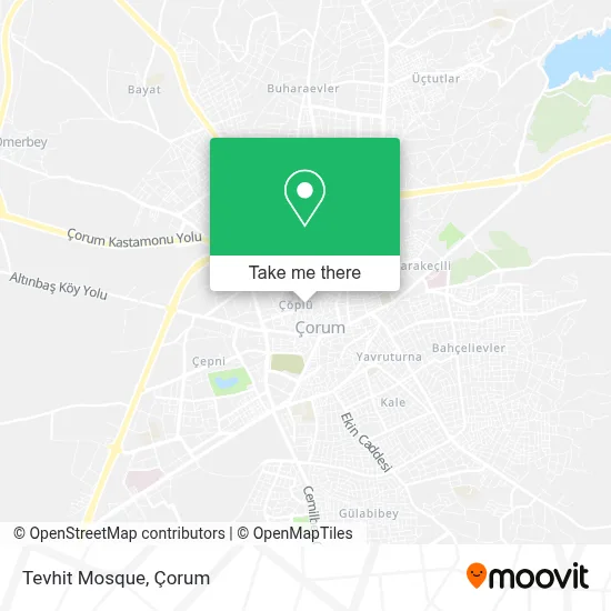 Tevhit Mosque map