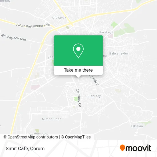 Simit Cafe map