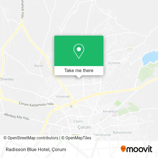 Radisson Blue Hotel map