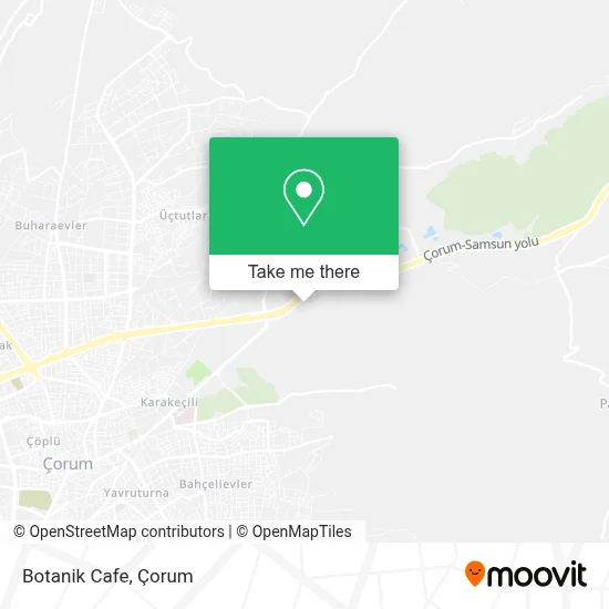 Botanik Cafe map
