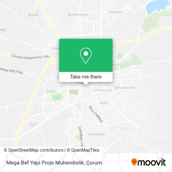 Mega Bef Yapi Proje Muhendislik map