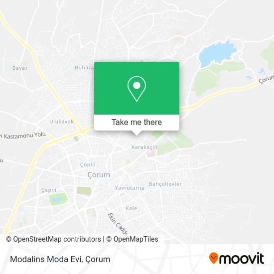 Modalins Moda Evi map