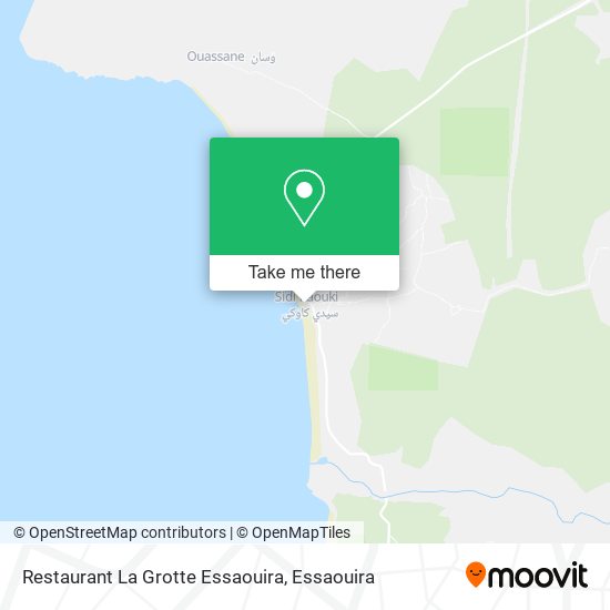 Restaurant La Grotte Essaouira map