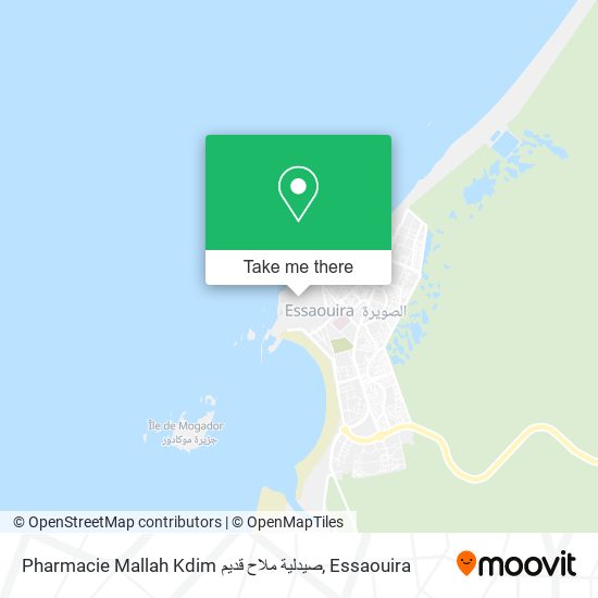 Pharmacie Mallah Kdim صيدلية ملاح قديم map