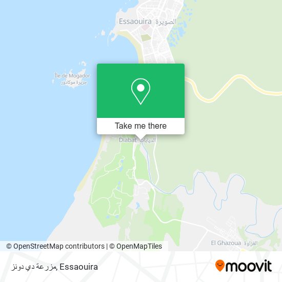 مزرعة دي دونز map