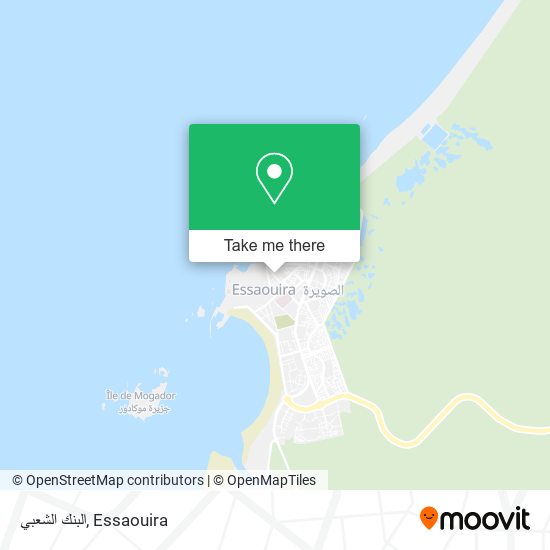 البنك الشعبي map