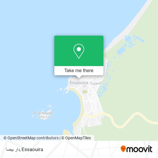 دار بيضا map