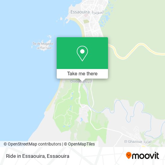 Ride in Essaouira map