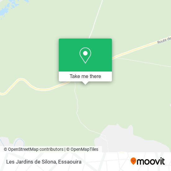 Les Jardins de Silona map
