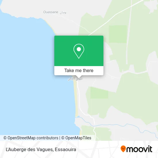 L'Auberge des Vagues map