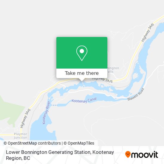 Lower Bonnington Generating Station plan