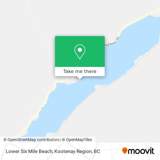 Lower Six Mile Beach map