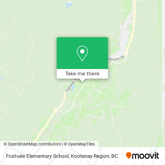 Fruitvale Elementary School map