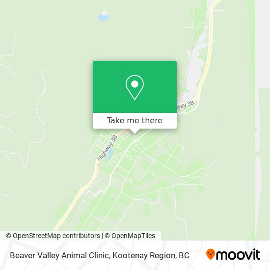 How to get to Beaver Valley Animal Clinic in Kootenay by Bus?