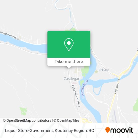 Liquor Store-Government map