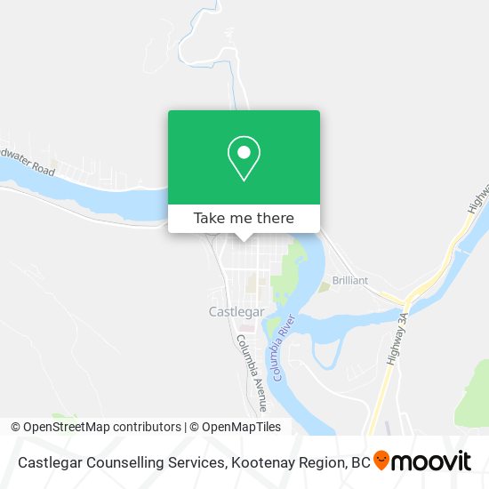 Castlegar Counselling Services map