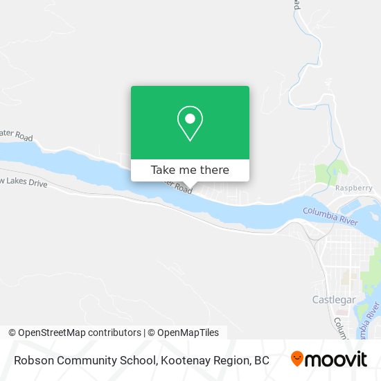 Robson Community School map
