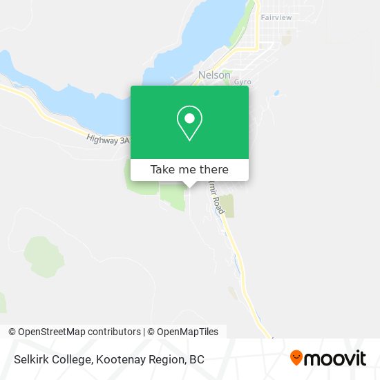 Selkirk College map