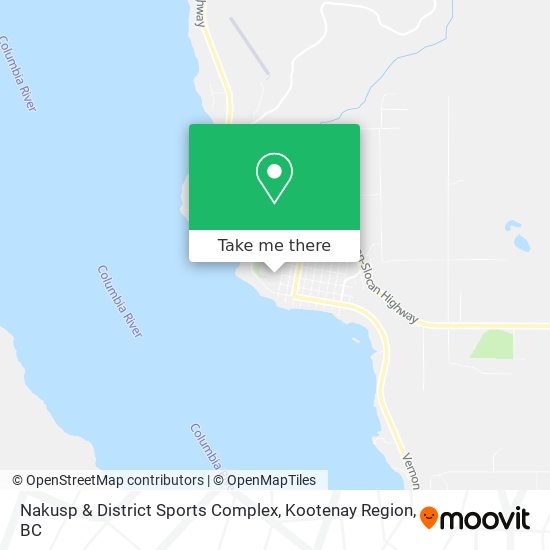 Nakusp & District Sports Complex map