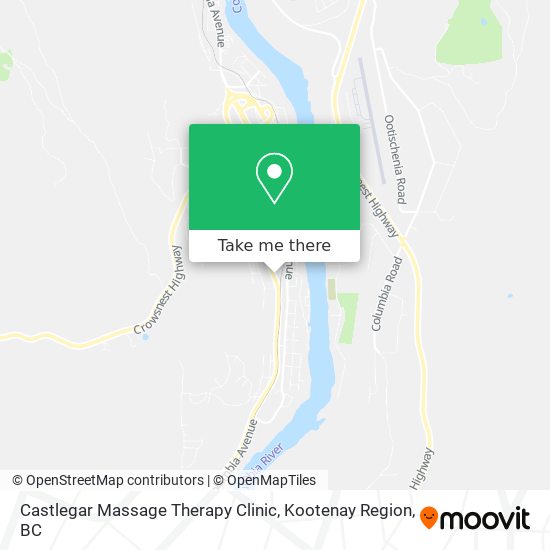 Castlegar Massage Therapy Clinic plan
