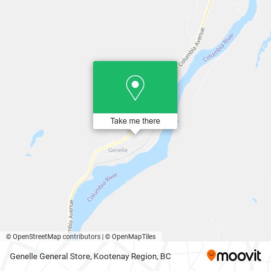 Genelle General Store map