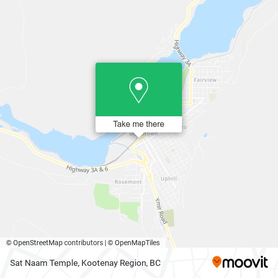 Sat Naam Temple map