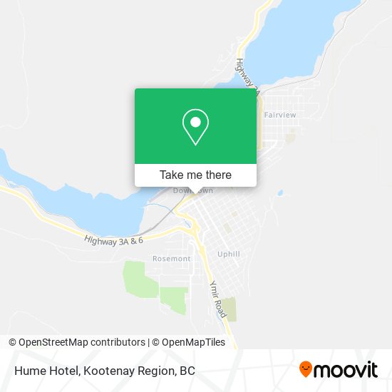 Hume Hotel map