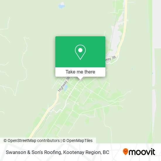 Swanson & Son's Roofing map
