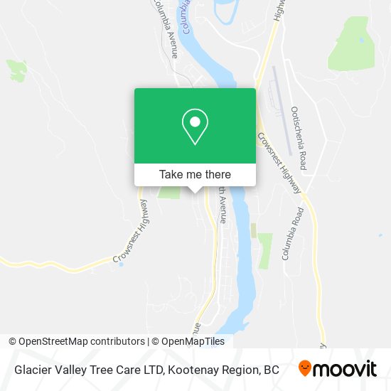 Glacier Valley Tree Care LTD map