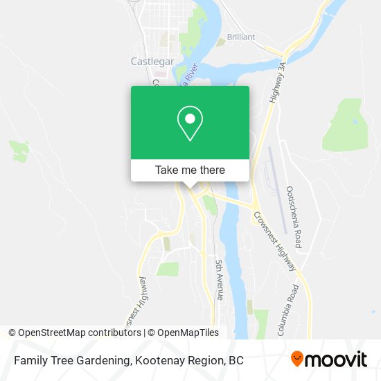 Family Tree Gardening map