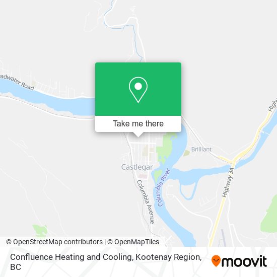 Confluence Heating and Cooling map