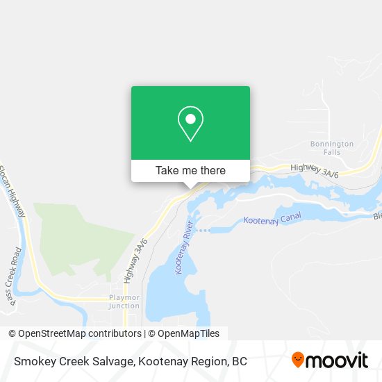 Smokey Creek Salvage map