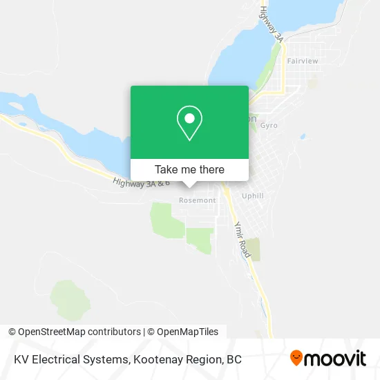 KV Electrical Systems map