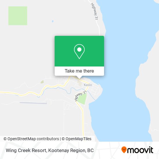 Wing Creek Resort map