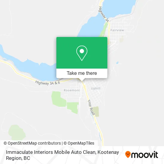 Immaculate Interiors Mobile Auto Clean map