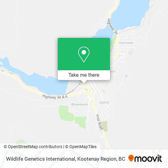 Wildlife Genetics International map
