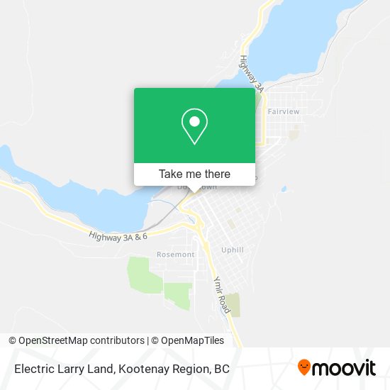 Electric Larry Land map