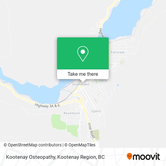 Kootenay Osteopathy plan