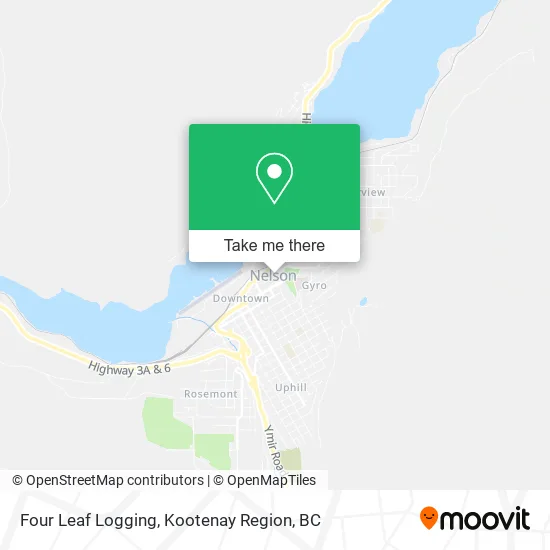Four Leaf Logging map