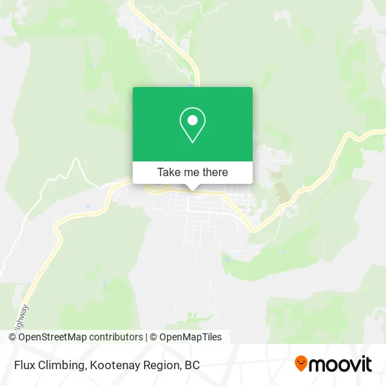 Flux Climbing map