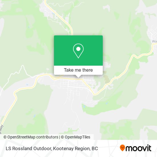 LS Rossland Outdoor map