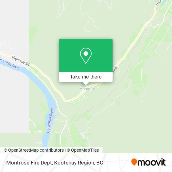 Montrose Fire Dept map