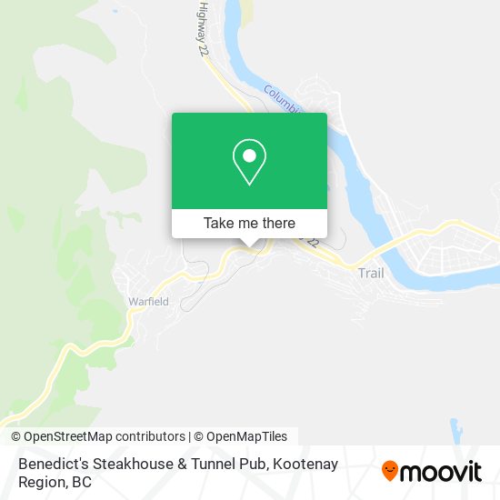 Benedict's Steakhouse & Tunnel Pub plan