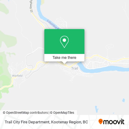 Trail City Fire Department map