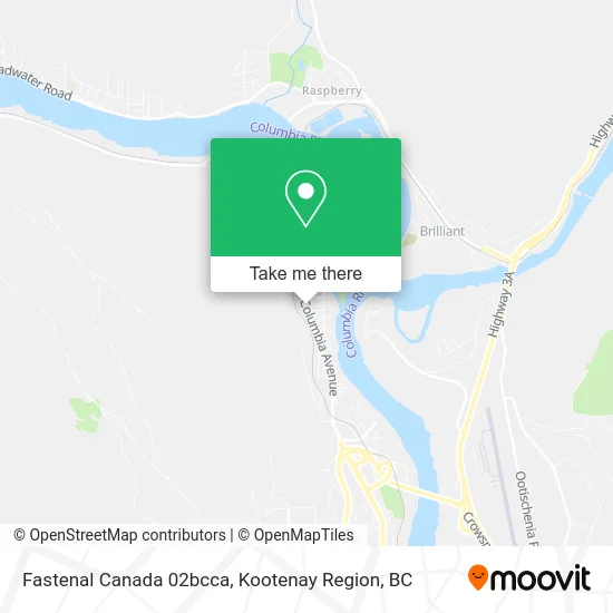 Fastenal Canada 02bcca map