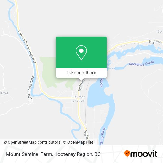Mount Sentinel Farm map