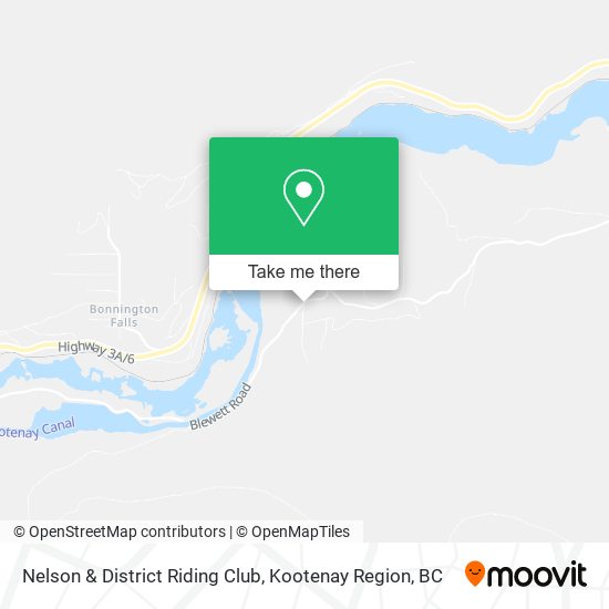 Nelson & District Riding Club map