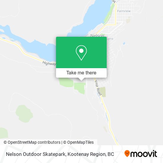 Nelson Outdoor Skatepark map