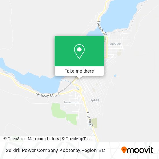 Selkirk Power Company map