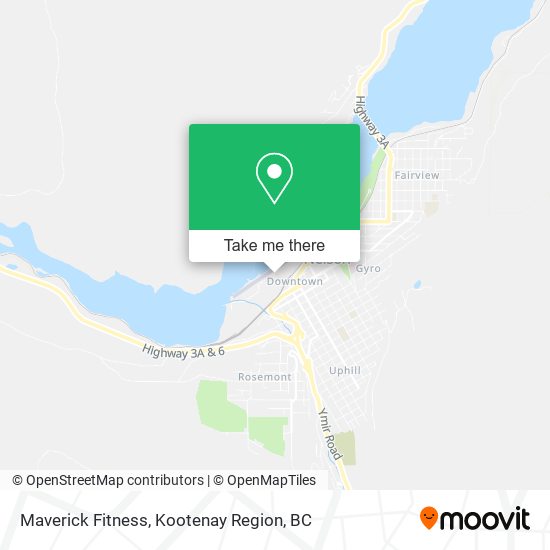 Maverick Fitness map